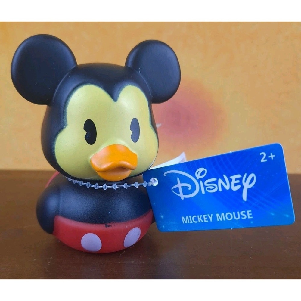 Disney Duckalooz Mickey Mouse Rubber Duck 2.5" NWT